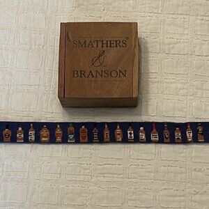 Smathers & Branson Kentucky Bourbon Trail Bottles Belt (Classic Navy)